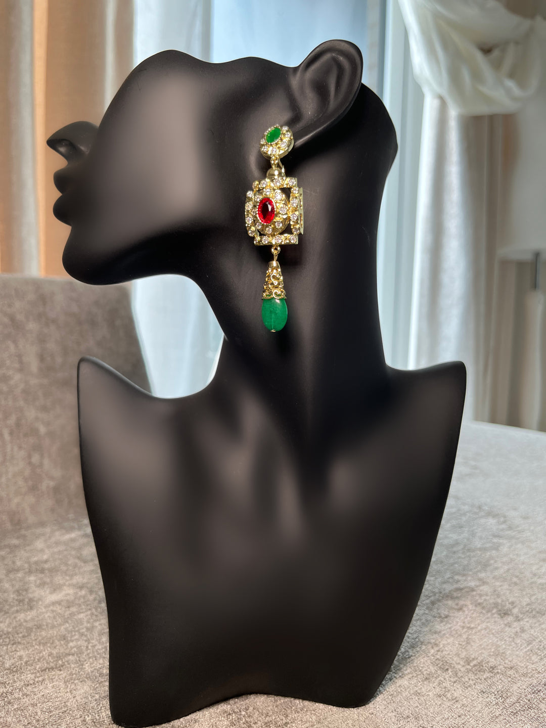 Traditional drop earrings