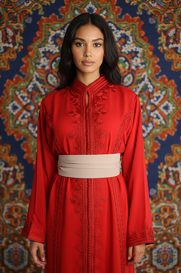 Caftan Yara -Red