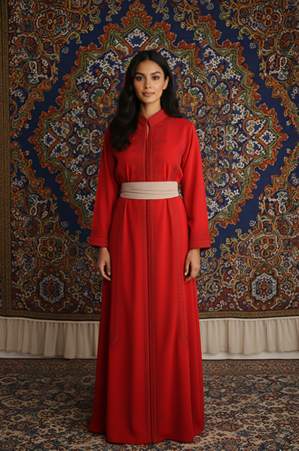 Caftan Yara -Red