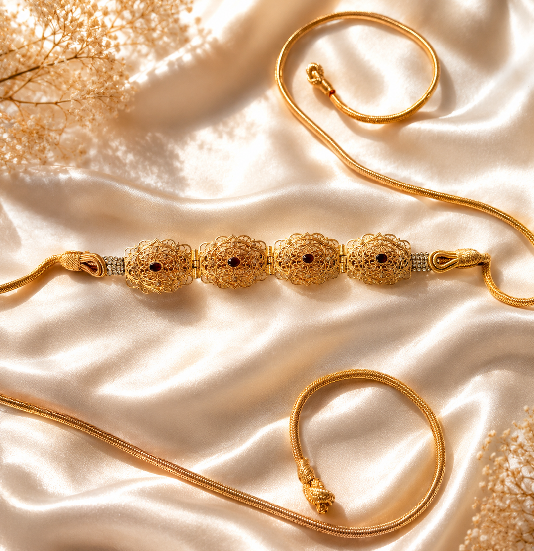 Moroccan hzem belt