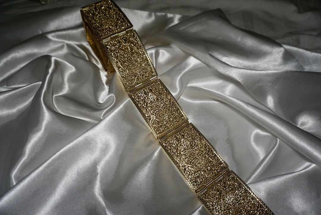 gold traditional Moroccan Algerian belt bled style