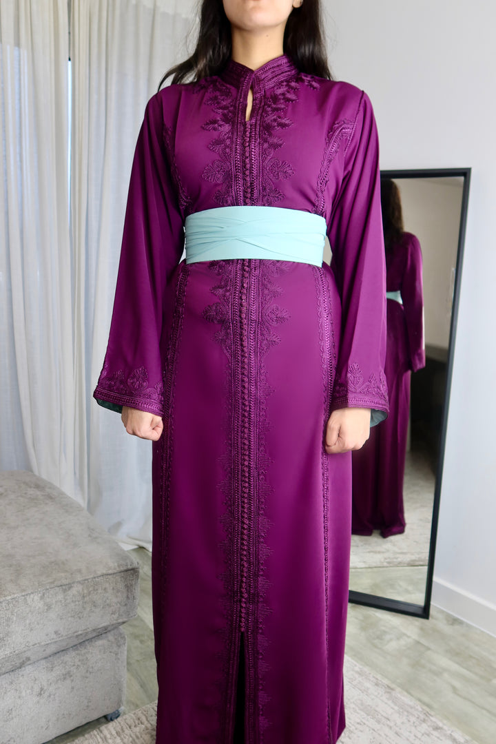 Caftan Yara -Indigo Purple