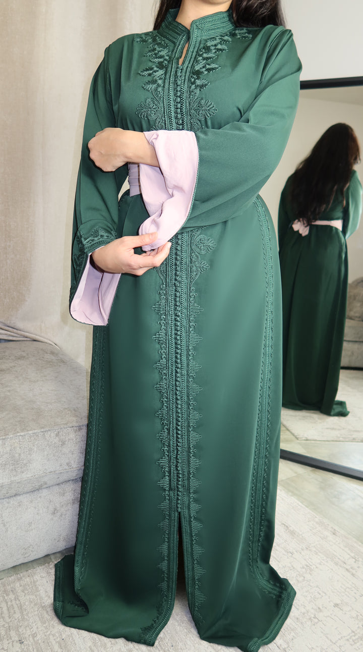 Caftan Yara - Dark Green