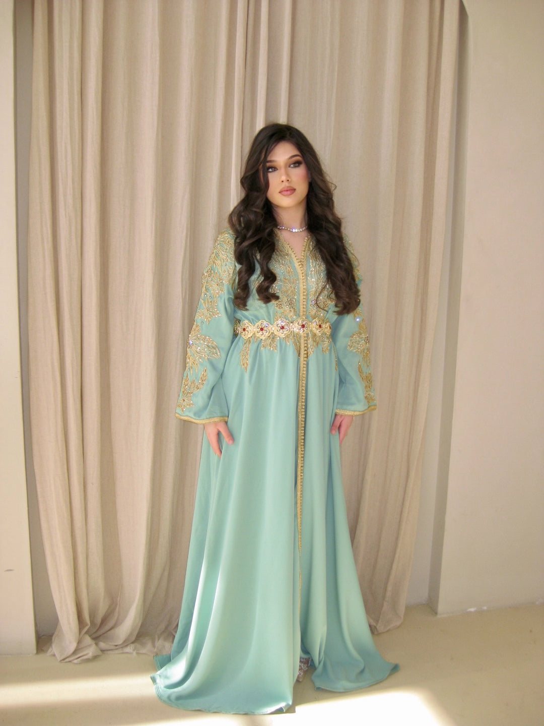 Caftan Hadil - Sea Blue