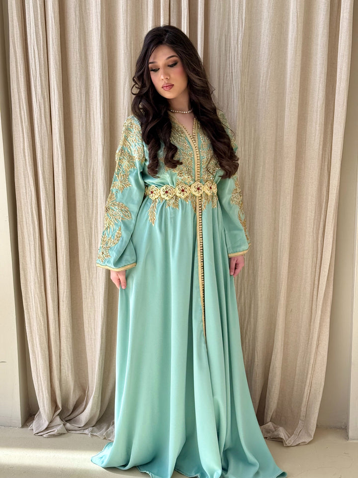 Caftan Hadil - Sea Blue