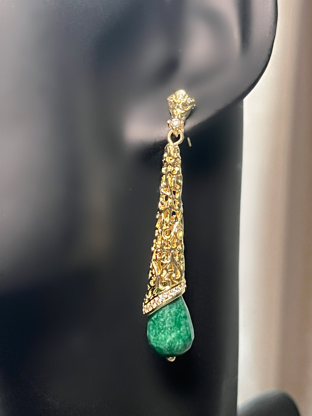 Intricate Beldi drop earrings