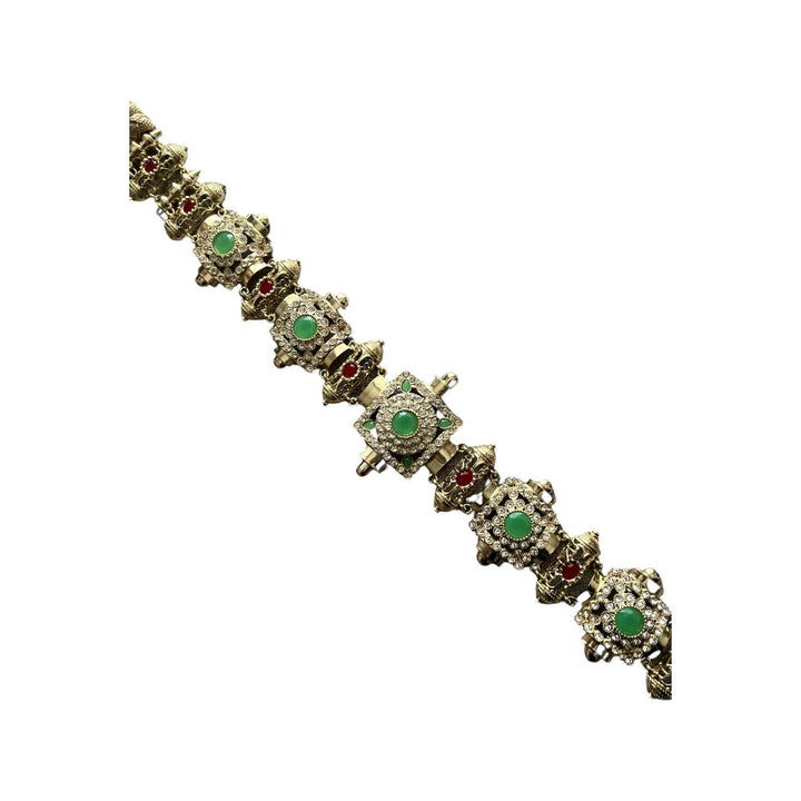 Tea Green Traditional Belt Beldi belt Moroccan